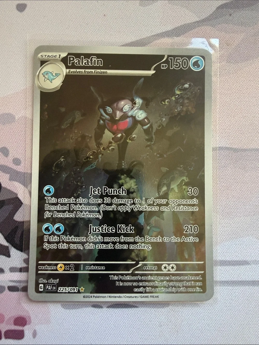 Finizen & Palafin Pokémon Evolution Reverse Holo Card Lot 🌊 4 Cards ✨5/$25✨